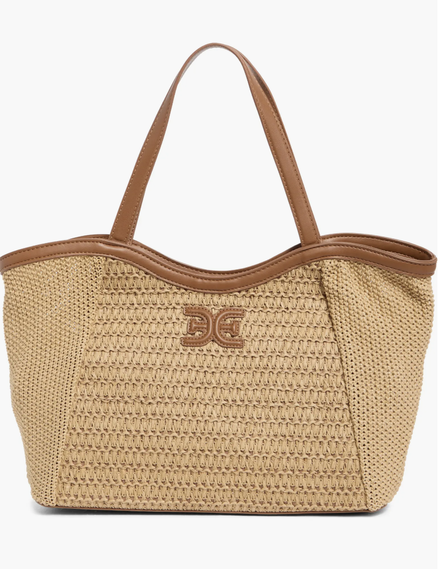 Large Raffia Tote Bag